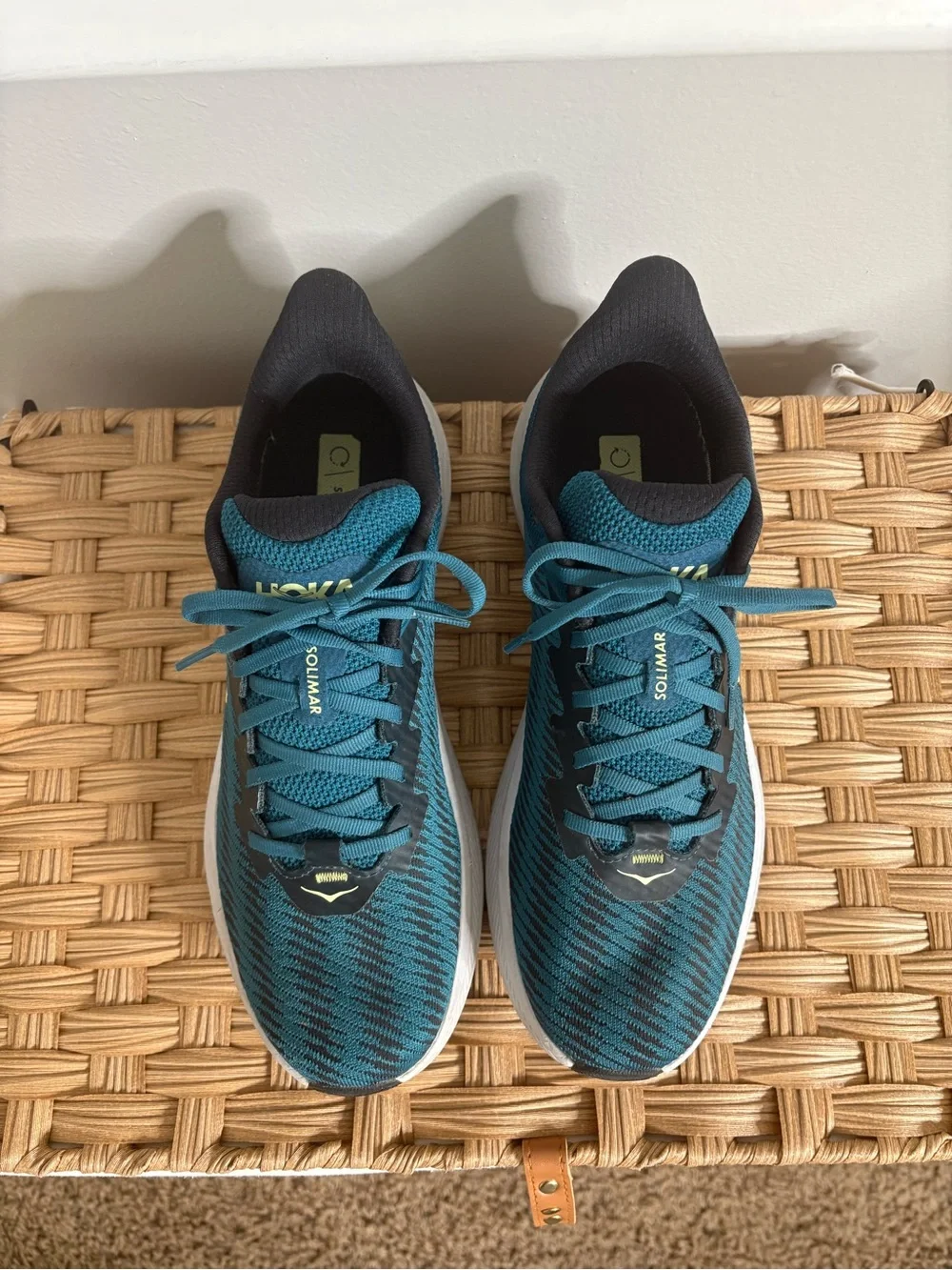Hoka Solimar Running Shoes – Men’s Size 10D – Blue/Green